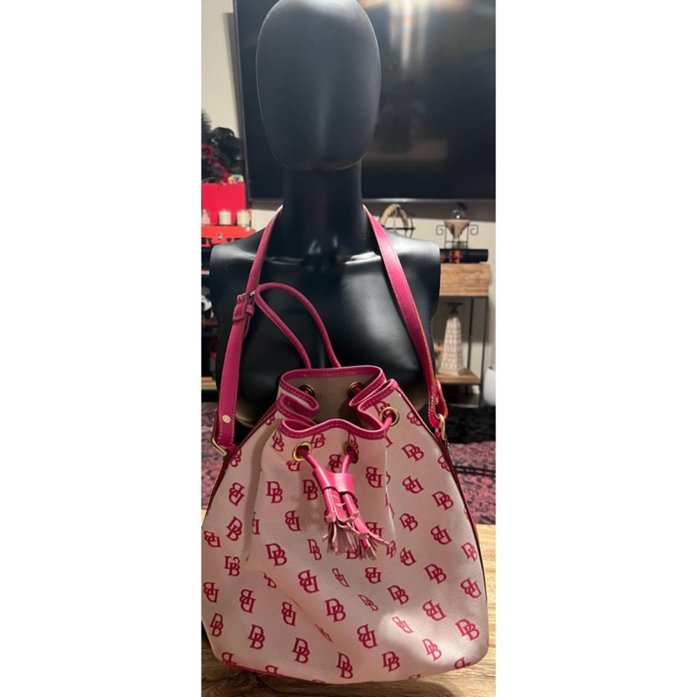 Dooney & Bourke Pink Drawstring Purse!